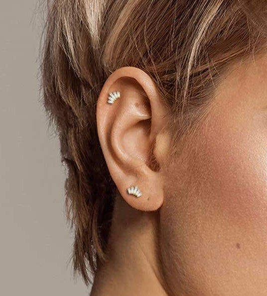 18 Karat Ohrpiercing Louise